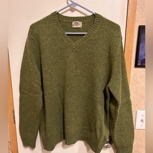 L.L. Bean Wool Shetland Sweater size Large